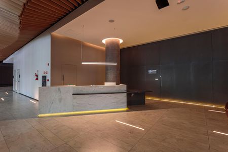 Studio para alugar com 46m², 1 quarto e 1 vaga Studio para alugar com 46m², 1 quarto e 1 vagaHall social