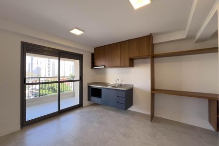 Sala e cozinha de apartamento para alugar com 1 quarto, 35m² em Ipiranga, São Paulo