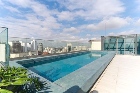 Área comum - Piscina de apartamento para alugar com 1 quarto, 45m² em Santana, São Paulo