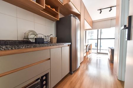 Studio para alugar com 26m², 1 quarto e sem vaga Studio para alugar com 26m², 1 quarto e sem vagaCozinha