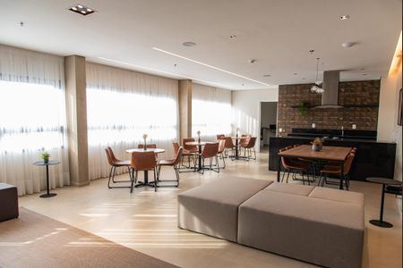 Studio para alugar com 26m², 1 quarto e sem vaga Studio para alugar com 26m², 1 quarto e sem vagaÁrea comum - Salão de festas