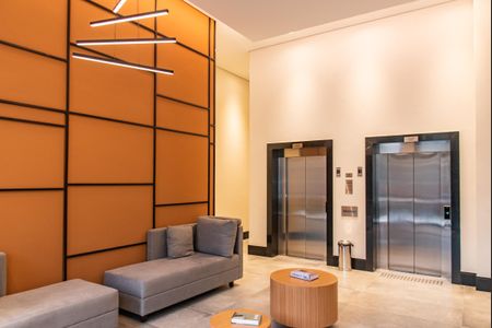 Studio para alugar com 26m², 1 quarto e sem vaga Studio para alugar com 26m², 1 quarto e sem vagaHall de entrada