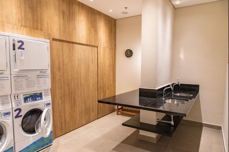 Studio para alugar com 26m², 1 quarto e sem vaga Studio para alugar com 26m², 1 quarto e sem vagaLavanderia