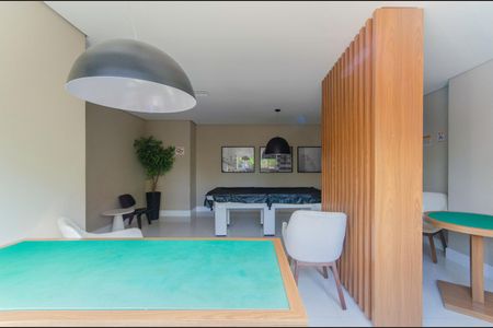Apartamento para alugar com 45m², 1 quarto e 1 vaga Apartamento para alugar com 45m², 1 quarto e 1 vagaÁrea comum - Salão de Jogos