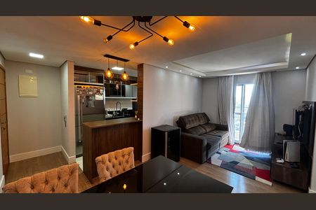Sala - Sala de Jantar  de apartamento à venda com 2 quartos, 66m² em Parque Sao Vicente, Santo André