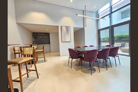 Studio para alugar com 61m², 2 quartos e 1 vaga Studio para alugar com 61m², 2 quartos e 1 vagaÁrea comum - Salão de festas