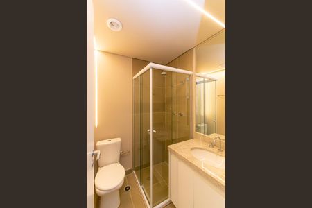 Studio para alugar com 29m², 1 quarto e sem vaga Studio para alugar com 29m², 1 quarto e sem vagaBanheiro