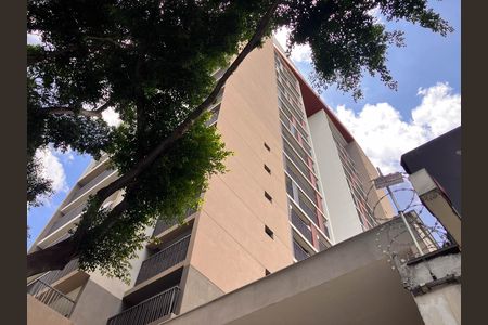 Studio para alugar com 29m², 1 quarto e sem vaga Studio para alugar com 29m², 1 quarto e sem vagaFachada