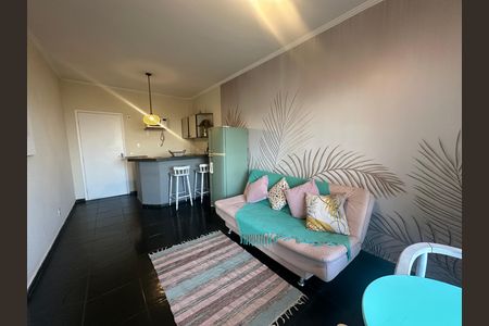 Sala de apartamento para alugar com 1 quarto, 47m² em Itararé, São Vicente