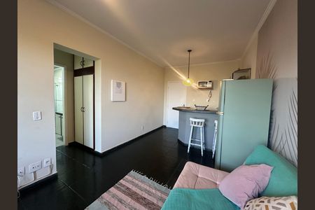 Sala de apartamento para alugar com 1 quarto, 47m² em Itararé, São Vicente