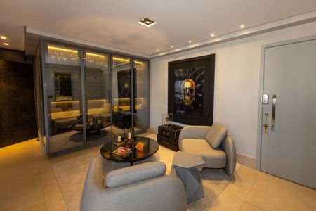 Sala de Estar de apartamento para alugar com 3 quartos, 160m² em Vale do Sereno, Nova Lima
