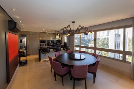 Sala de Jantar de apartamento para alugar com 3 quartos, 160m² em Vale do Sereno, Nova Lima