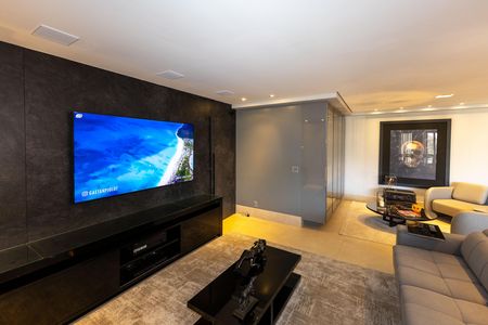 Sala de TV de apartamento à venda com 3 quartos, 160m² em Vale do Sereno, Nova Lima