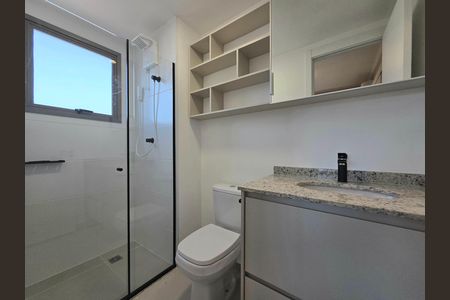 Apartamento para alugar com 32m², 1 quarto e 1 vaga Apartamento para alugar com 32m², 1 quarto e 1 vagaBanheiro da Suíte