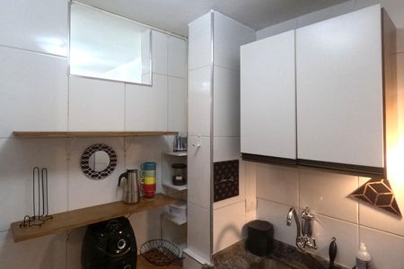 Cozinha Americana de apartamento para alugar com 1 quarto, 55m² em Aparecida, Santos