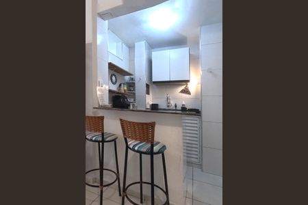 Cozinha Americana de apartamento para alugar com 1 quarto, 55m² em Aparecida, Santos