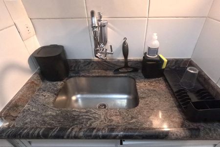 Cozinha Americana de apartamento para alugar com 1 quarto, 55m² em Aparecida, Santos