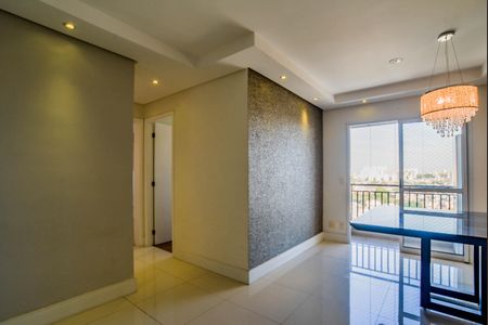 Sala de apartamento à venda com 3 quartos, 70m² em Vila Valparaíso, Santo André