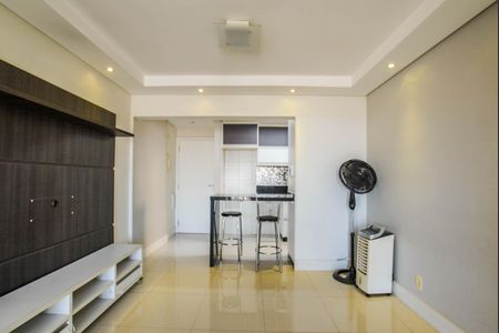 Sala de apartamento à venda com 3 quartos, 70m² em Vila Valparaíso, Santo André