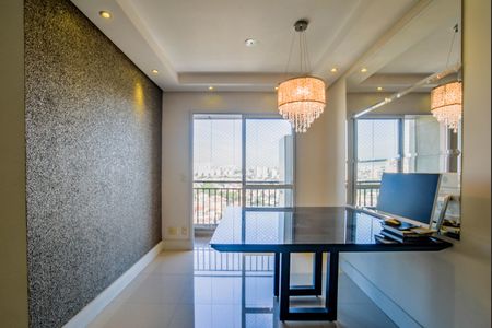 Sala de apartamento à venda com 3 quartos, 70m² em Vila Valparaíso, Santo André