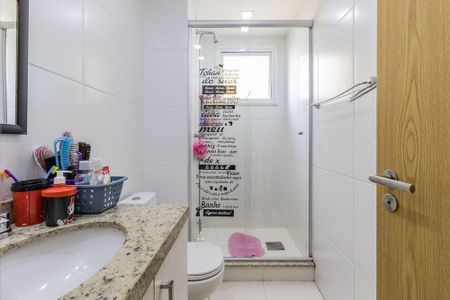 Apartamento para alugar com 128m², 3 quartos e 2 vagas Apartamento para alugar com 128m², 3 quartos e 2 vagasBanheiro da Suíte