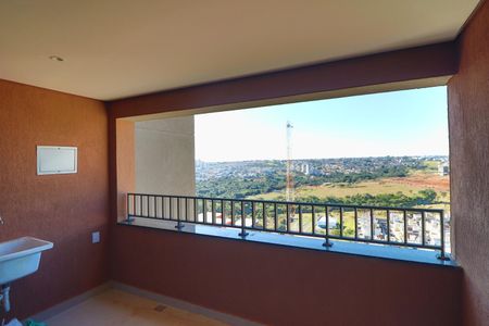Varanda de apartamento para alugar com 1 quarto, 44m² em Granja Marileusa, Uberlândia