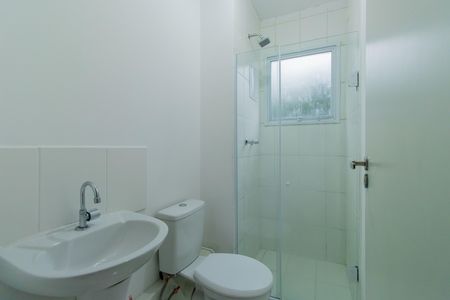 Banheiro do Quarto 1 - Suite de apartamento para alugar com 2 quartos, 58m² em Jardim Recanto Suave, Cotia