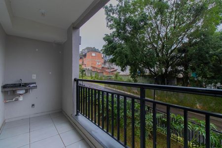 Varanda da Sala de apartamento para alugar com 2 quartos, 58m² em Jardim Recanto Suave, Cotia
