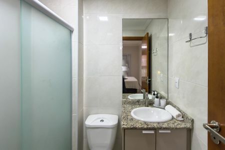 Apartamento para alugar com 77m², 2 quartos e 1 vaga Apartamento para alugar com 77m², 2 quartos e 1 vagaBanheiro da Suíte