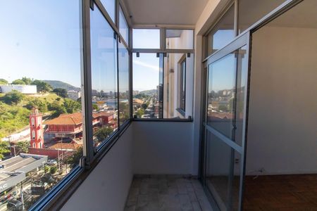 Varanda da Sala de apartamento à venda com 1 quarto, 46m² em Fátima, Niterói