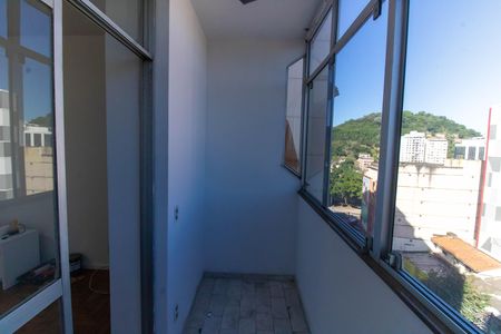 Varanda da Sala de apartamento à venda com 1 quarto, 46m² em Fátima, Niterói