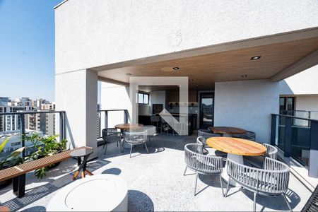 Área comum - Churrasqueira de apartamento para alugar com 1 quarto, 79m² em Vila Clementino, São Paulo