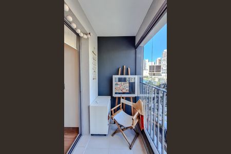 Varanda de kitnet/studio para alugar com 1 quarto, 27m² em Ipiranga, São Paulo