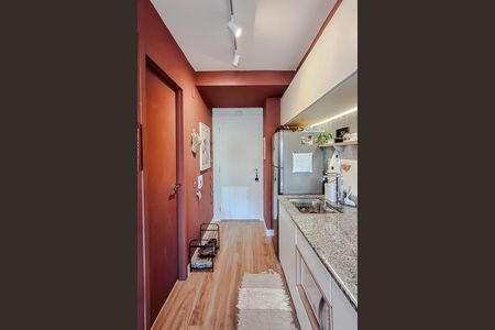 Cozinha de kitnet/studio para alugar com 1 quarto, 27m² em Ipiranga, São Paulo