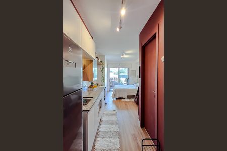 Cozinha de kitnet/studio para alugar com 1 quarto, 27m² em Ipiranga, São Paulo
