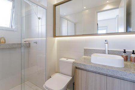 Apartamento à venda com 25m², 1 quarto e sem vaga Apartamento à venda com 25m², 1 quarto e sem vagaBanheiro da Suíte