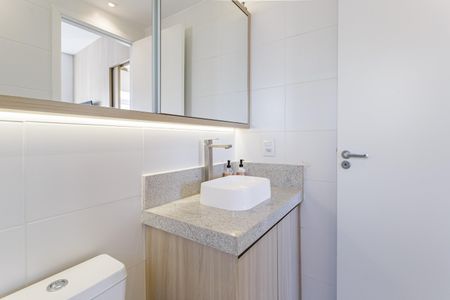 Apartamento à venda com 25m², 1 quarto e sem vaga Apartamento à venda com 25m², 1 quarto e sem vagaBanheiro da Suíte