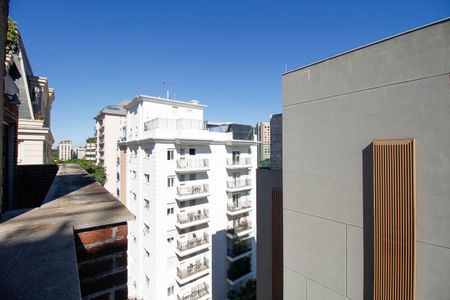 Apartamento para alugar com 82m², 1 quarto e 2 vagas Apartamento para alugar com 82m², 1 quarto e 2 vagasVista da Varanda da Suíte
