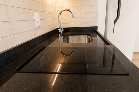 Cozinha de apartamento para alugar com 1 quarto, 29m² em Consolação, São Paulo