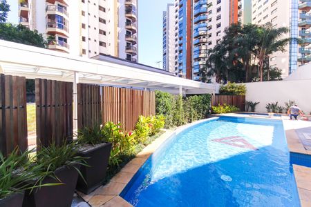 Área comum - Piscina de apartamento para alugar com 1 quarto, 52m² em Jardim Analia Franco, São Paulo