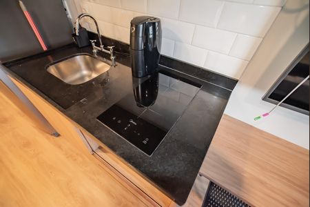 Studio à venda com 28m², 1 quarto e sem vaga Studio à venda com 28m², 1 quarto e sem vagaCozinha