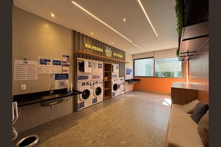 Lavanderia  de kitnet/studio para alugar com 1 quarto, 24m² em Pinheiros, São Paulo