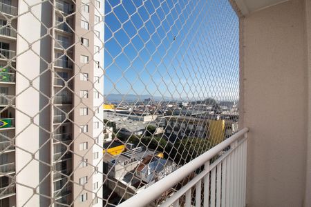 Varanda da Sala de apartamento para alugar com 3 quartos, 64m² em Vila das Bandeiras, Guarulhos