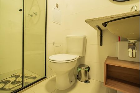 Studio para alugar com 28m², 1 quarto e sem vaga Studio para alugar com 28m², 1 quarto e sem vagaBanheiro