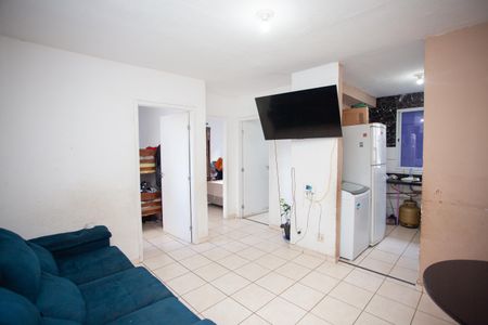 Sala de apartamento à venda com 2 quartos, 45m² em Nacional, Contagem