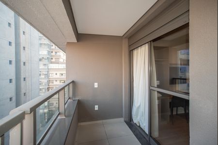 Studio à venda com 27m², 1 quarto e sem vagaVaranda