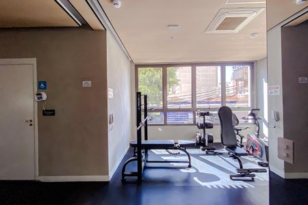 Área comum - Academia de apartamento para alugar com 1 quarto, 21m² em Pompeia, São Paulo