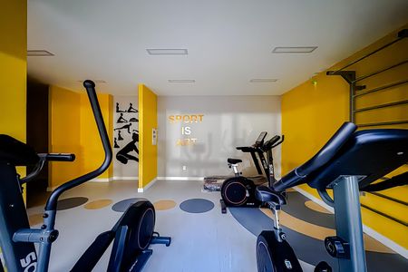 Apartamento à venda com 55m², 3 quartos e 1 vaga Apartamento à venda com 55m², 3 quartos e 1 vagaÁrea comum - Academia