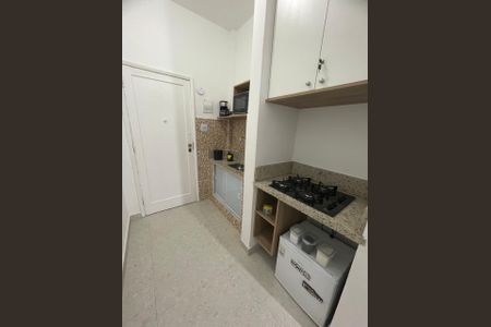 Cozinha de kitnet/studio à venda com 1 quarto, 22m² em Copacabana, Rio de Janeiro