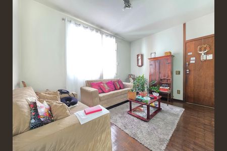 Sala  de apartamento à venda com 3 quartos, 95m² em Sion, Belo Horizonte